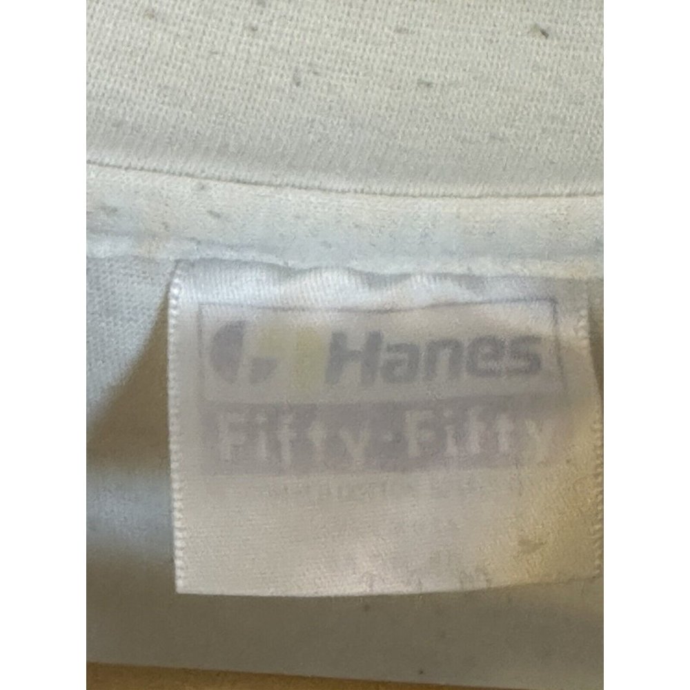 Vintage Single Stitch Chinese Character T-shirt 1983 Hanes Small - Picture 4 of 5